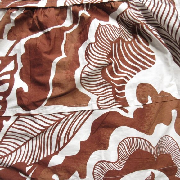 NWT Anthropologie Somerset Maxi in Cedar Floral Leaf Cotton Tiered Dress 3X - Picture 9 of 9